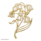 PENDRA Liliana Alloy Lily Flower Brooch