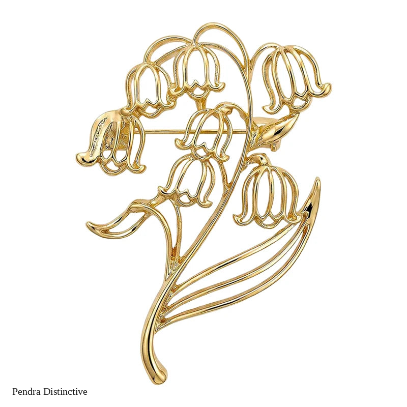 PENDRA Liliana Alloy Lily Flower Brooch