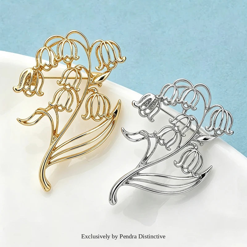 PENDRA Liliana Alloy Lily Flower Brooch