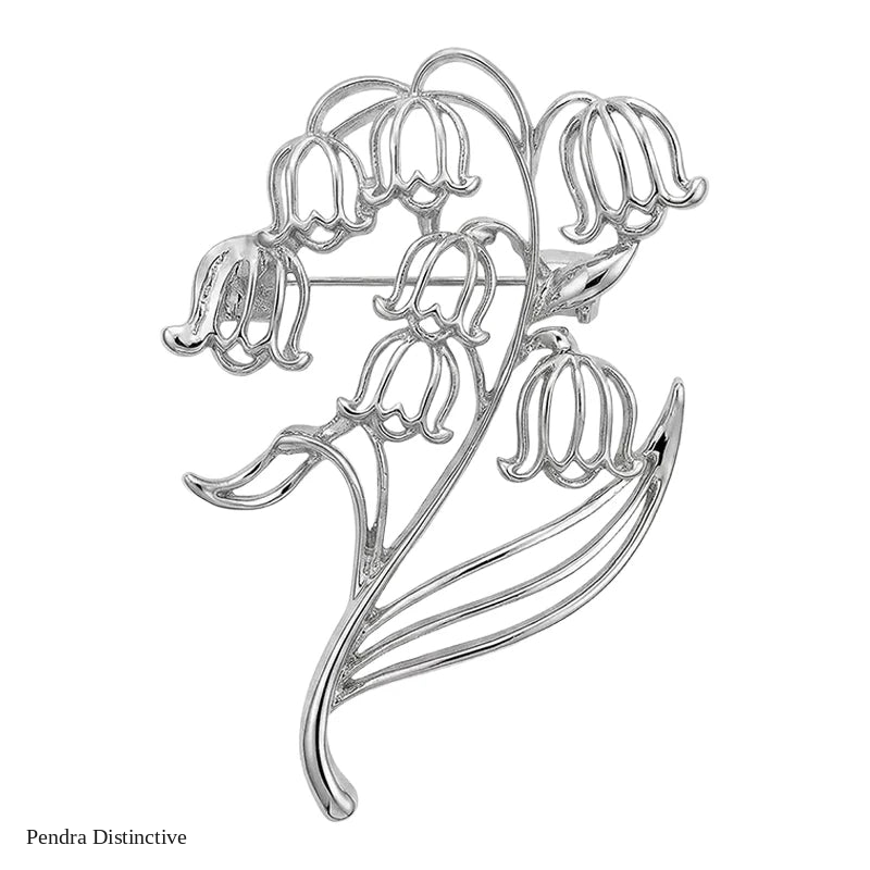 PENDRA Liliana Alloy Lily Flower Brooch
