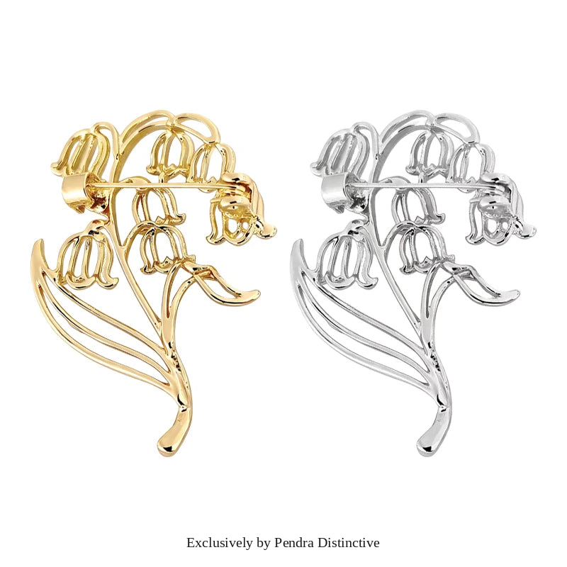 PENDRA Liliana Alloy Lily Flower Brooch