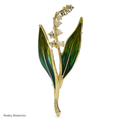 PENDRA Liliana Enamel Lily Flower Brooch