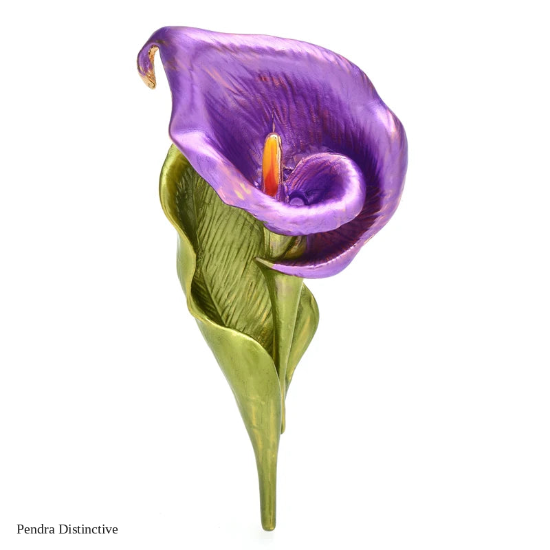 PENDRA Lilielle Pretty Lily Flower Brooch