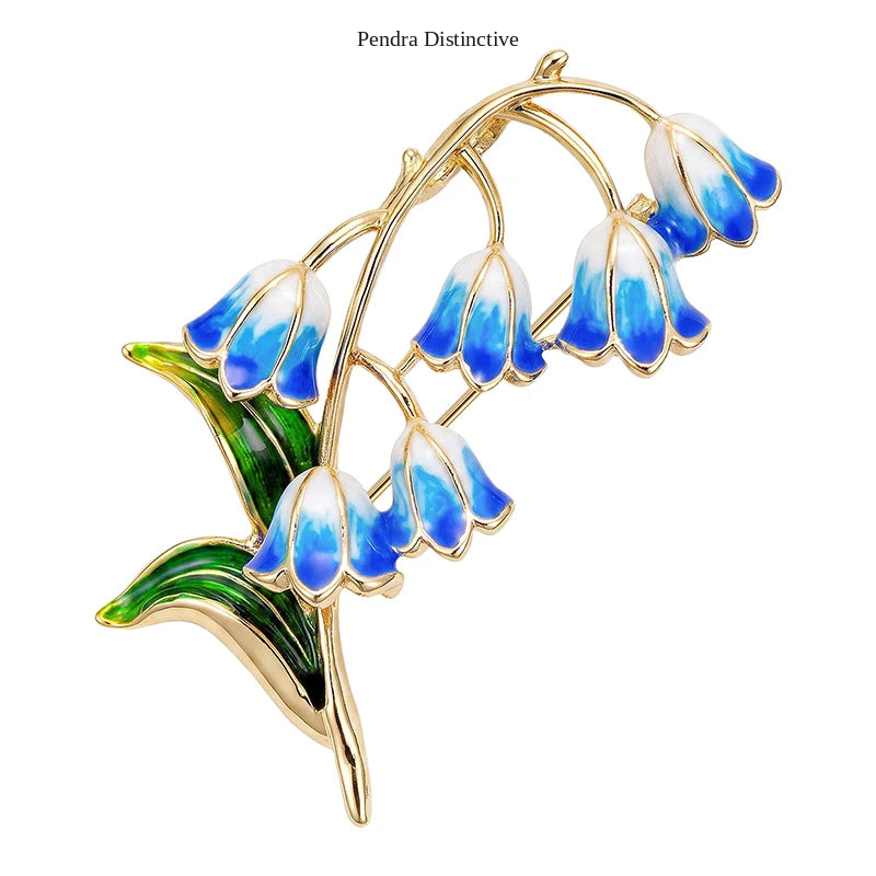 PENDRA Lilyelle Elegant Lily Flower Brooch