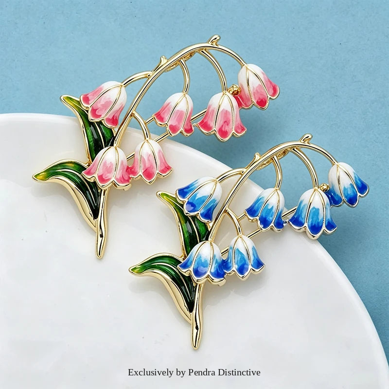 PENDRA Lilyelle Elegant Lily Flower Brooch
