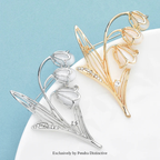 PENDRA Lilyvale Opal Lily of the Valley Brooch