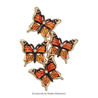 PENDRA Lines Of Butterflies Brooch