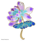 PENDRA Lotuselle Pretty Lotus Flower Brooch
