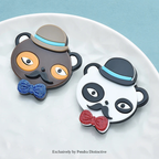 PENDRA Lovely Acrylic Bear Brooch
