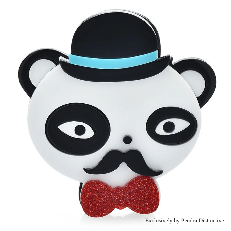 PENDRA Lovely Acrylic Bear Brooch