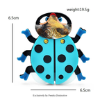 PENDRA Lovely Acrylic Beetle Brooch