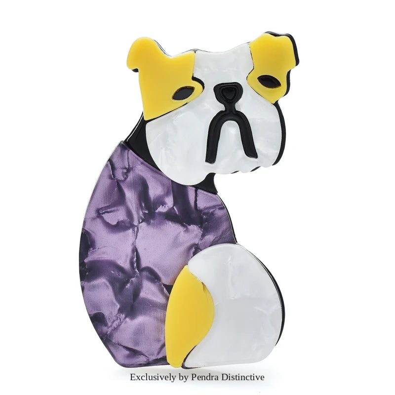 PENDRA Lovely Acrylic Dog Brooch