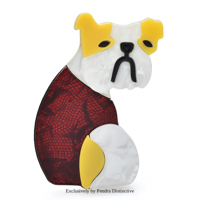 PENDRA Lovely Acrylic Dog Brooch