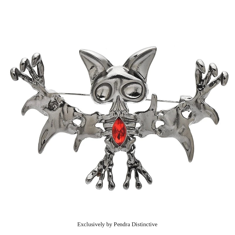 PENDRA Lovely Alloy Bat Brooch