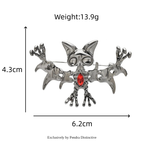 PENDRA Lovely Alloy Bat Brooch