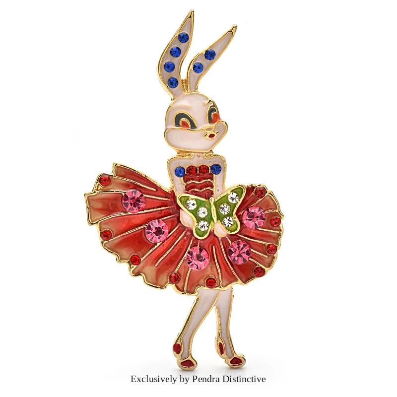 PENDRA Lovely Bunny Rabbit Brooch
