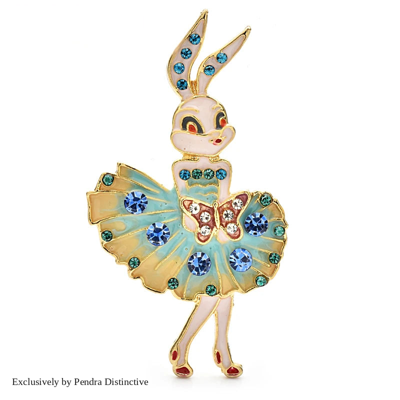 PENDRA Lovely Bunny Rabbit Brooch