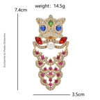 PENDRA Lovely Cool Lion Brooch
