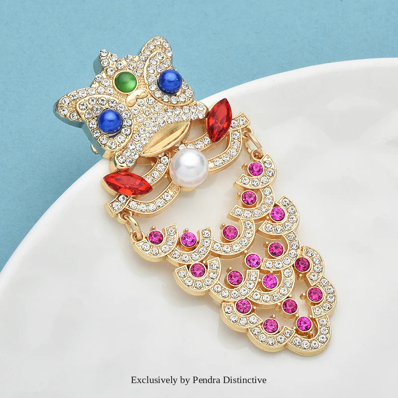 PENDRA Lovely Cool Lion Brooch