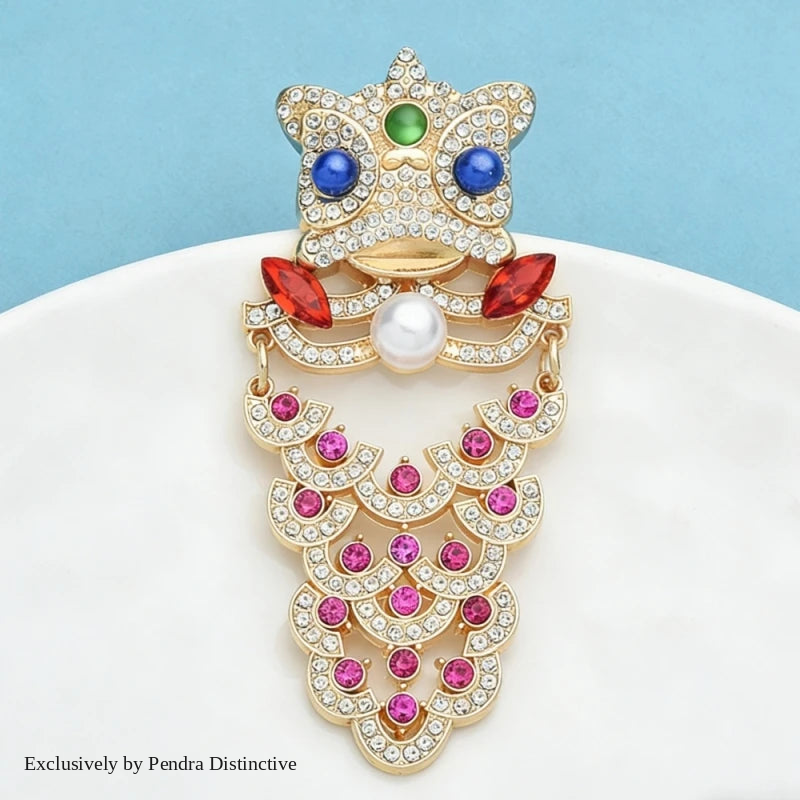 PENDRA Lovely Cool Lion Brooch