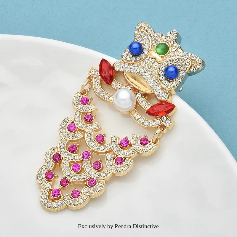 PENDRA Lovely Cool Lion Brooch