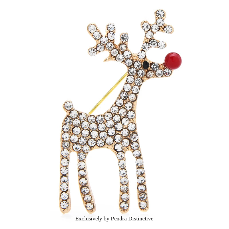 PENDRA Lovely Deer Brooch