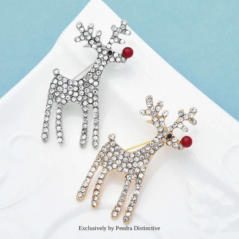 PENDRA Lovely Deer Brooch