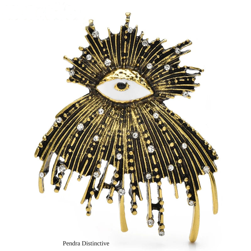 PENDRA Vintage Lovely Eye Brooch