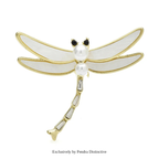PENDRA Lovely Flying Dragonfly Brooch