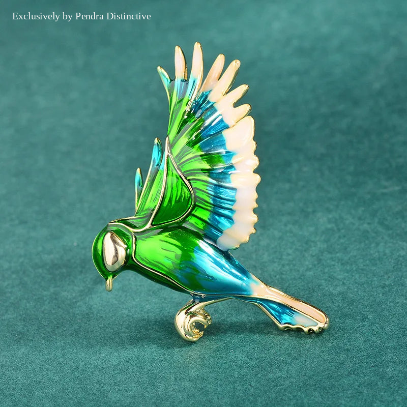 PENDRA Lovely Hummingbird Brooch