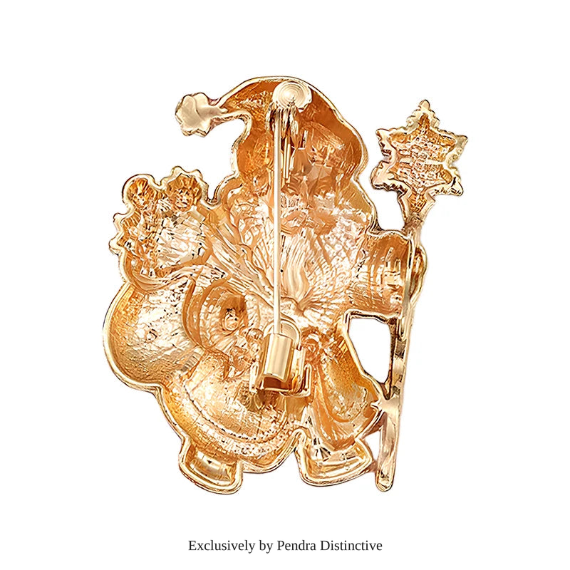 PENDRA Lovely Santa Claus Happy Brooch