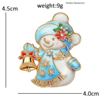 PENDRA Lovely Snowman Brooch