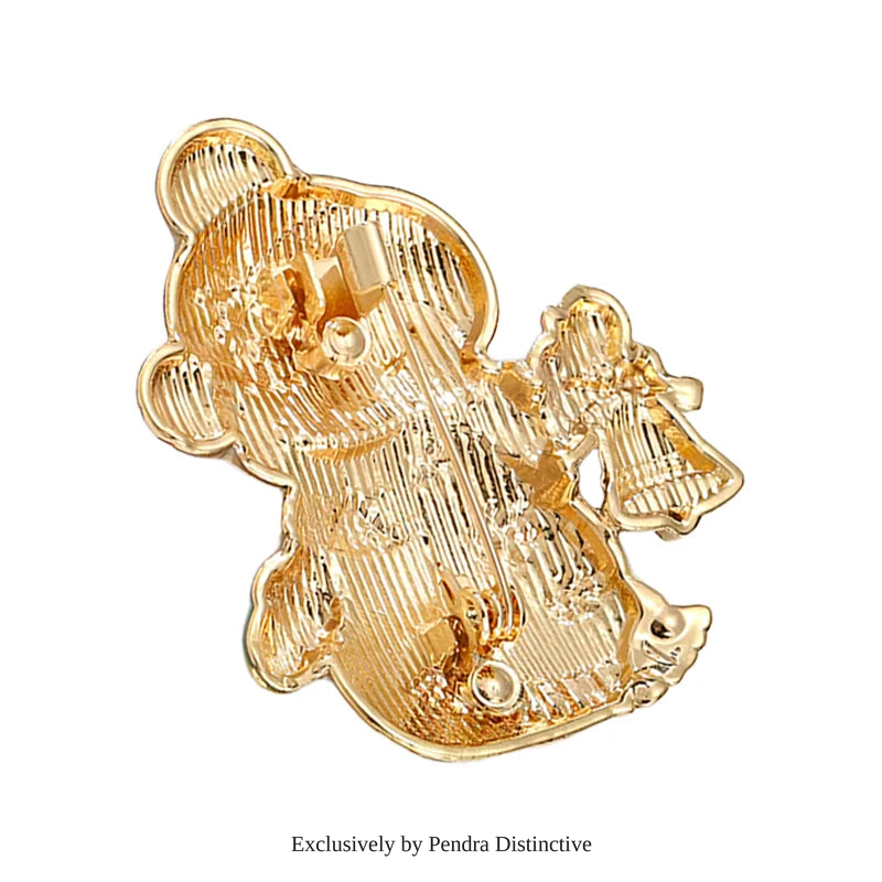 PENDRA Lovely Snowman Brooch
