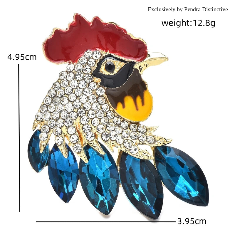 PENDRA Lovely Strong Chicken Brooch