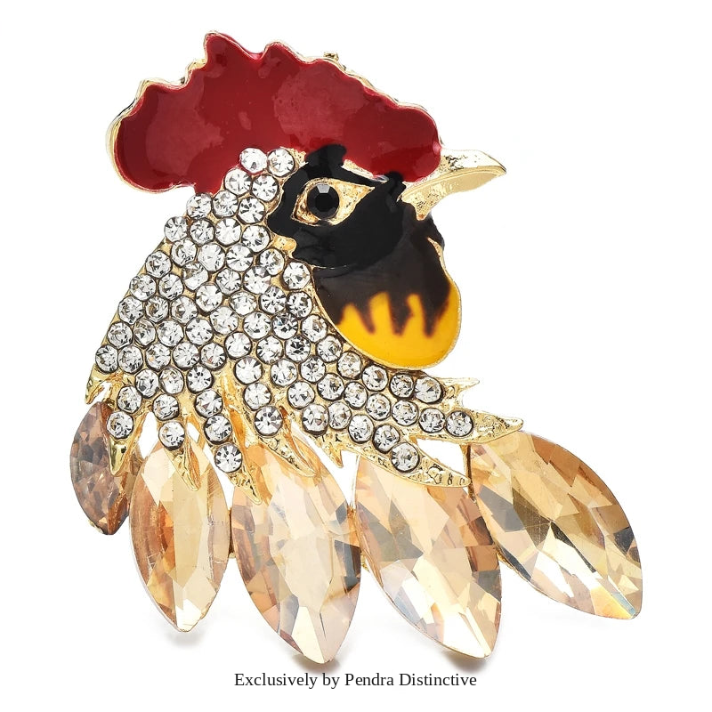 PENDRA Lovely Strong Chicken Brooch