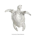 PENDRA Lovely Swimming Turtle Brooch