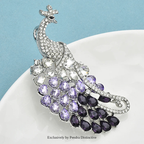PENDRA Luxury Charming Peacock Brooch