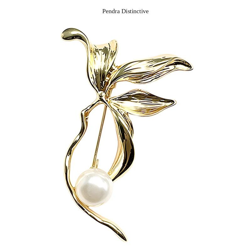 PENDRA Magnoliette Magnolia Flower Brooch