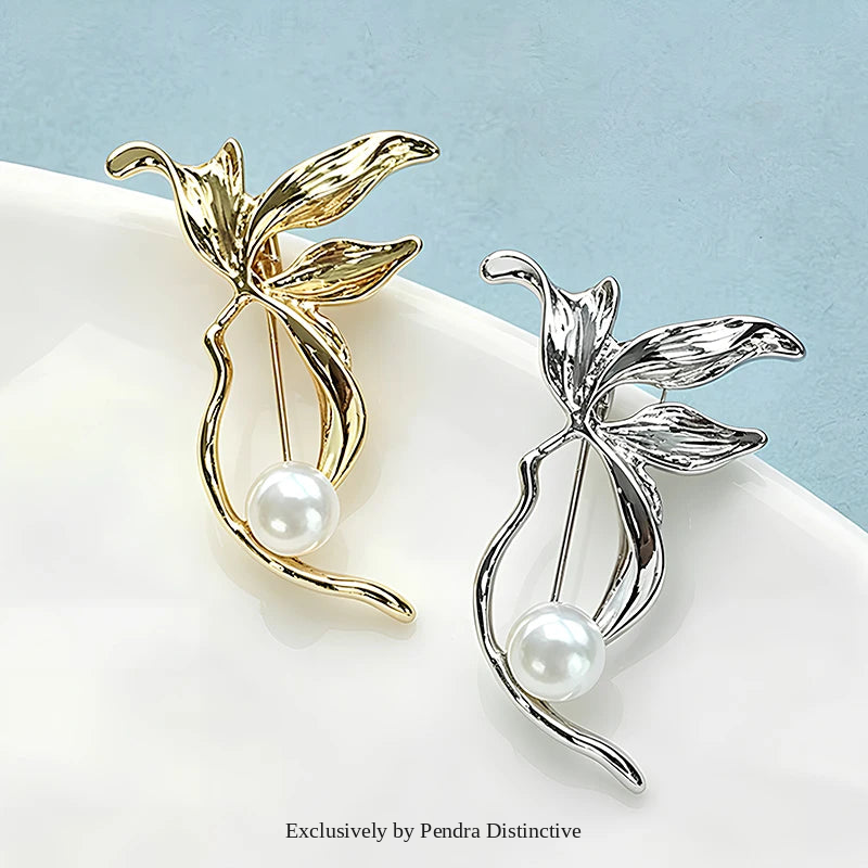 PENDRA Magnoliette Magnolia Flower Brooch