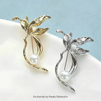 PENDRA Magnoliette Magnolia Flower Brooch