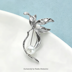 PENDRA Magnoliette Magnolia Flower Brooch