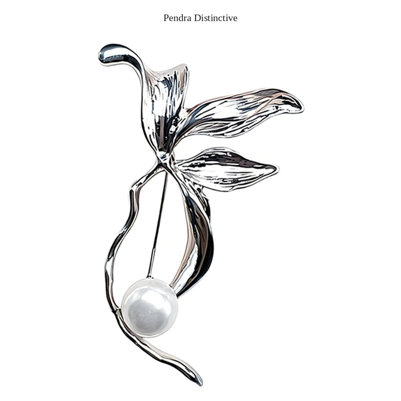 PENDRA Magnoliette Magnolia Flower Brooch