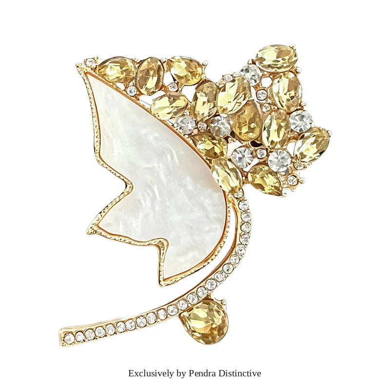 PENDRA Mapletta Elegant Maple Leaf Brooch