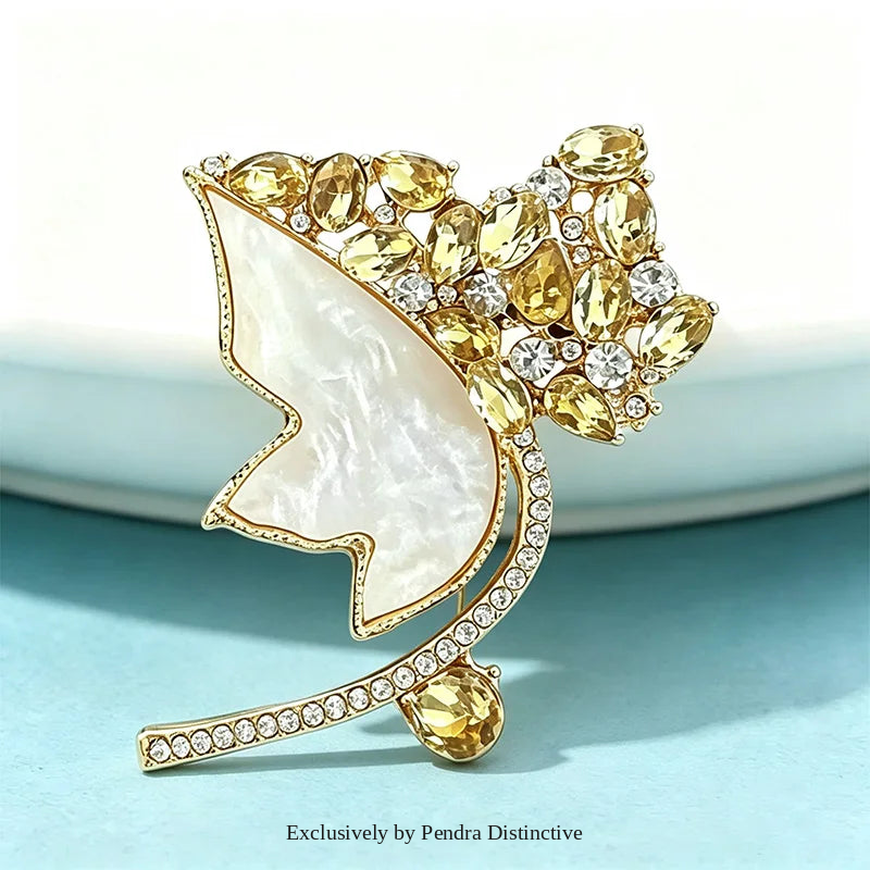PENDRA Mapletta Elegant Maple Leaf Brooch