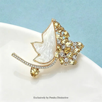 PENDRA Mapletta Elegant Maple Leaf Brooch