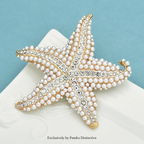 PENDRA Marina Pearl Starfish Brooch