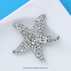 PENDRA Marina Sparkling Starfish Brooch