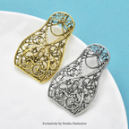 PENDRA Vintage Matryoshka Doll Brooch