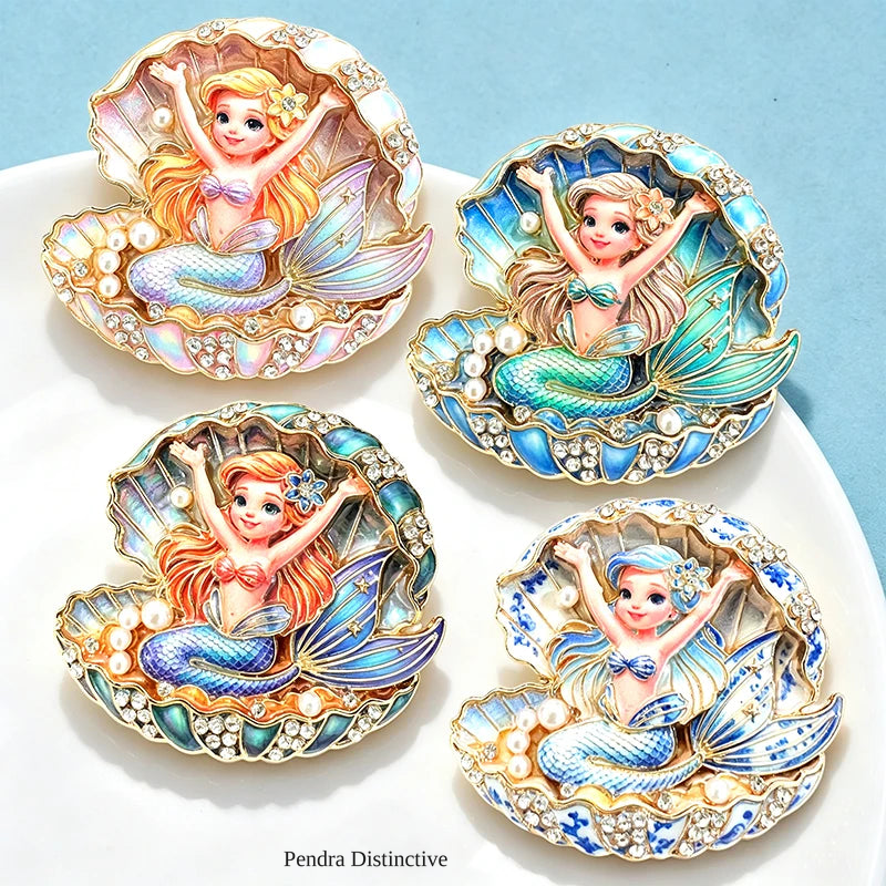 PENDRA Beautiful Mermaid Brooch