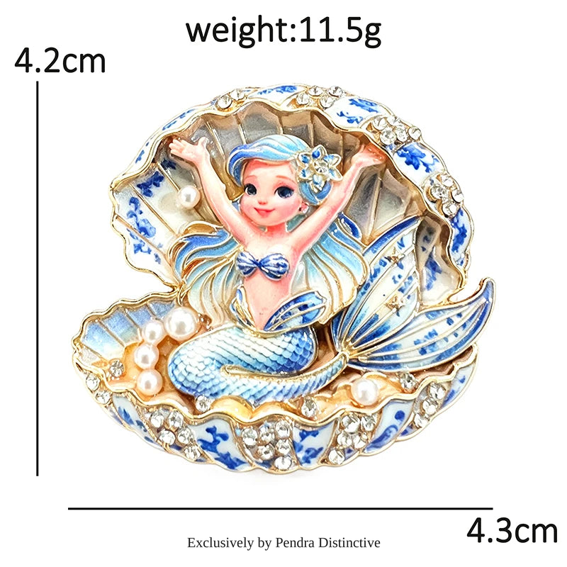 PENDRA Beautiful Mermaid Brooch